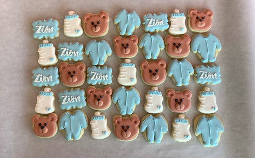 Brown Bear Themed - 3 Dozen Mini Cookies