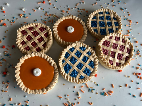 6 PK Assorted Pie cookies