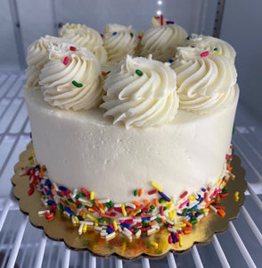 6" 2 layer Sprinkle Cake