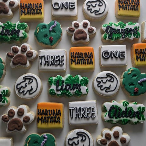 Jungle Birthday minis - 3 dz