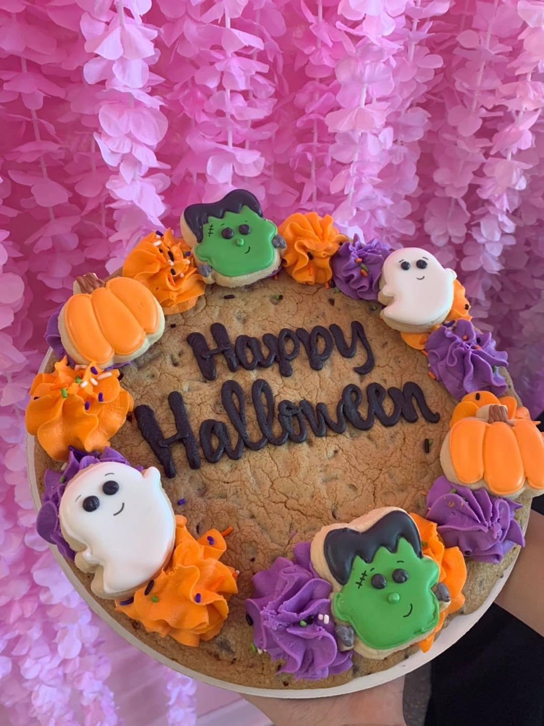 11” Halloween cookie cake
