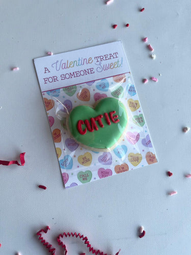 Mini Cookie Card- Valentine Treat