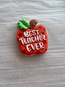 Best Teacher Ever apple