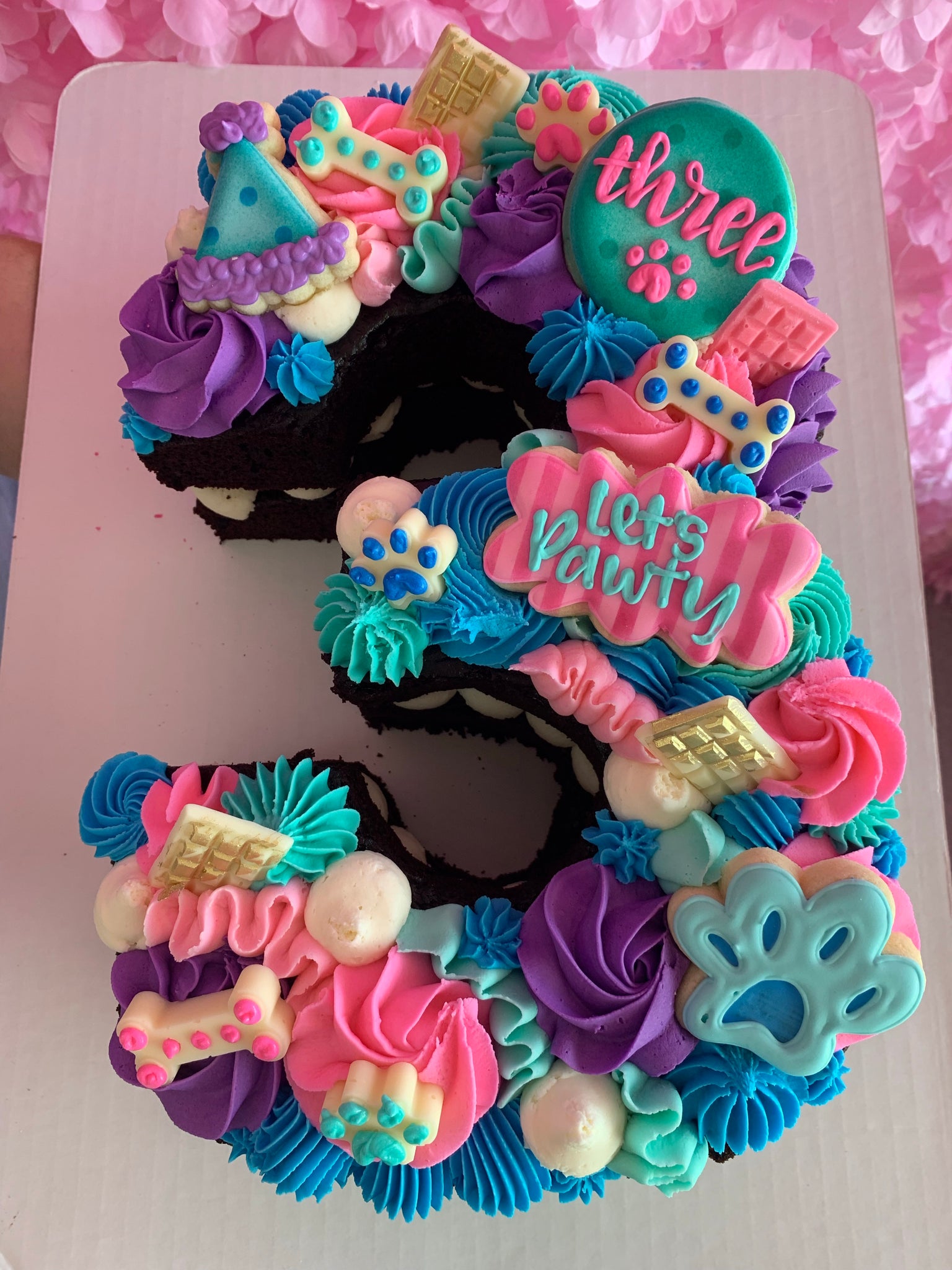 A very pretty number cake 4️⃣1️⃣💜✨ #birthdaycakes #numbercake #custom... |  TikTok