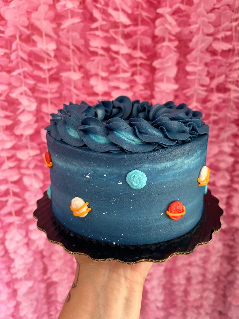 Space Smash Cake